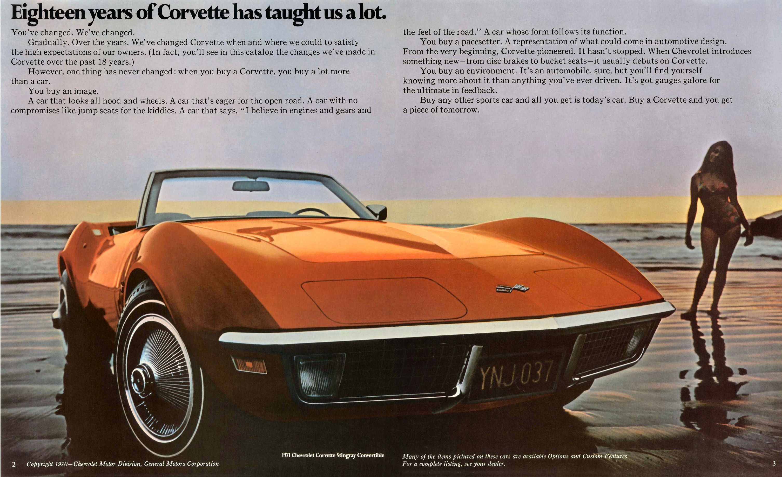 1971 Chevrolet Corvette Ad