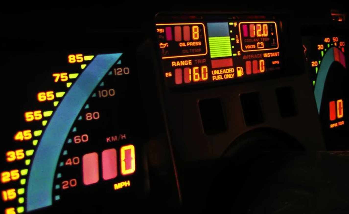 1985 Corvette Digital Dashboard.