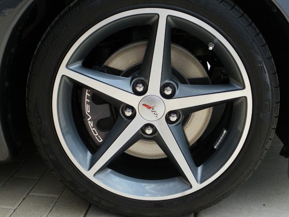 The 2011 Corvette Coupe and Convertible models featured a new wheel design.