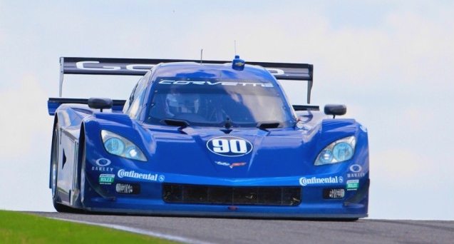 The 2012 Corvette DP was introduced at the Rolex 24 at Daytona International Speedway in February, 2012.