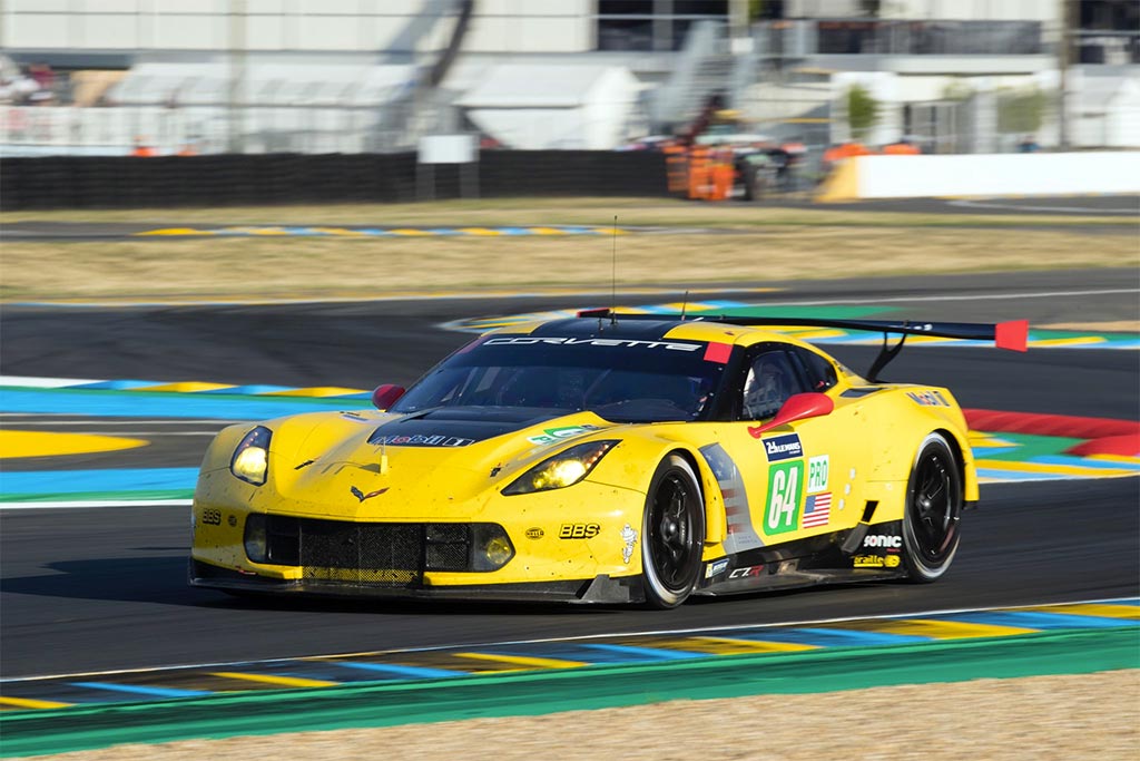 The No. 64 Corvette suffered an 8th place finish in class after losing a wheel early in the race.