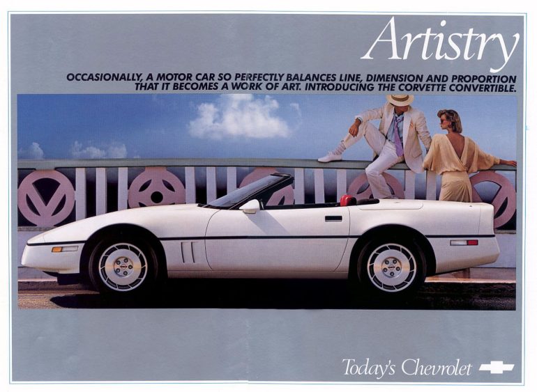 1986 Corvette Advertisements & Posters