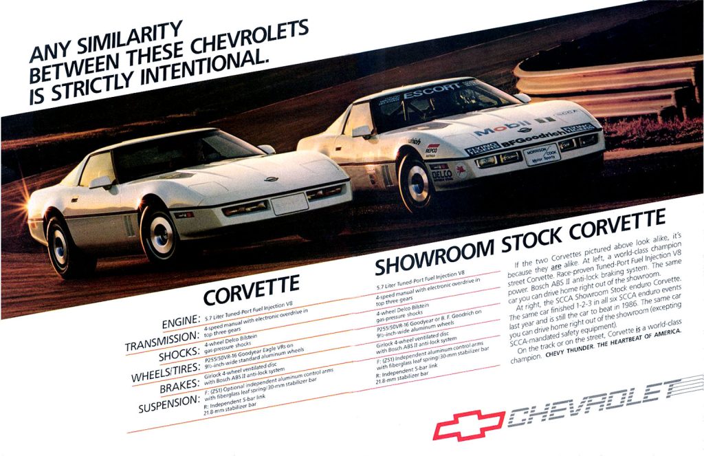 1986 Corvette Advertisements & Posters
