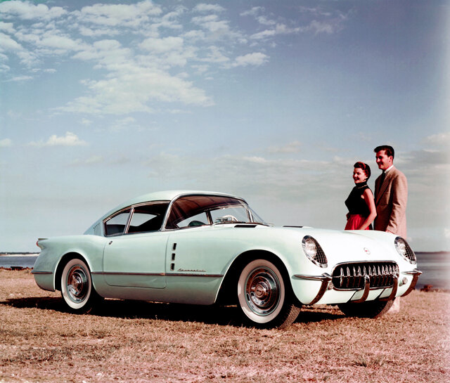The 1954 Chevrolet "Corvair" (also known as the Corvette Fastback Concept).