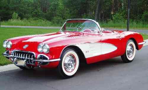 The 1960 Corvette.