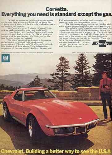 1972 Chevrolet Corvette Ads