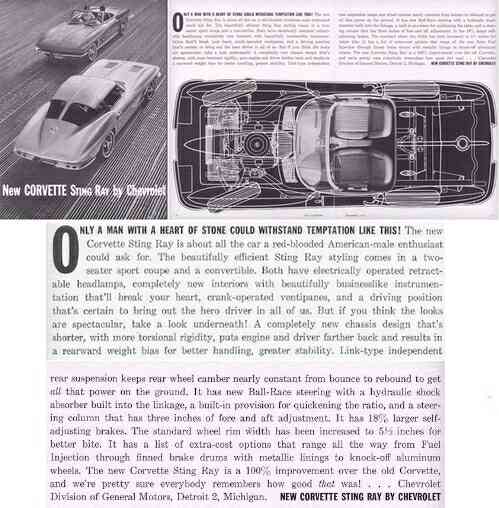1963 Chevrolet Corvette Ad