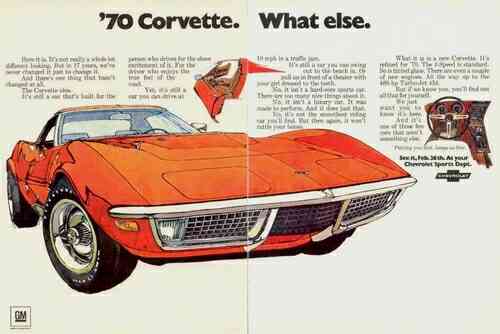 1970 Corvette Ads
