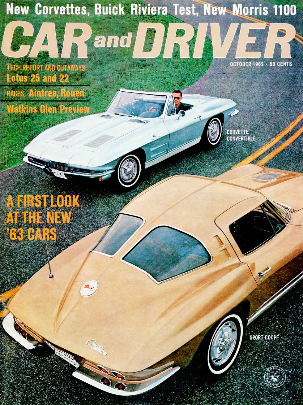 October 1962 issue of Car & Driver Magazine