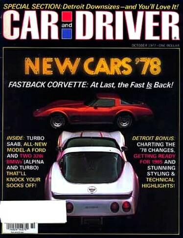 1978 Corvette Car & Driver