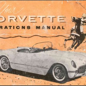 1953 Corvette Owners User Manual