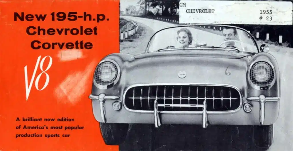 1955 Chevrolet Corvette Advertisement