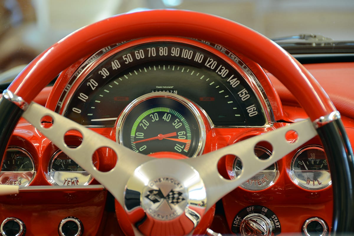 1958 Corvette's Re-Designed Instrument Cluster.