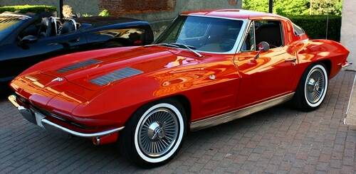 The 1963 Corvette Sting Ray.