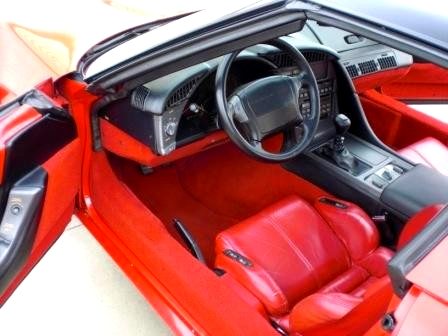 1990 Corvette interior