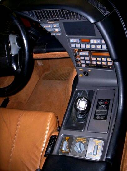 1991 ZR-1 Corvette Interior