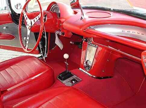 Interior of 1959 Corvette