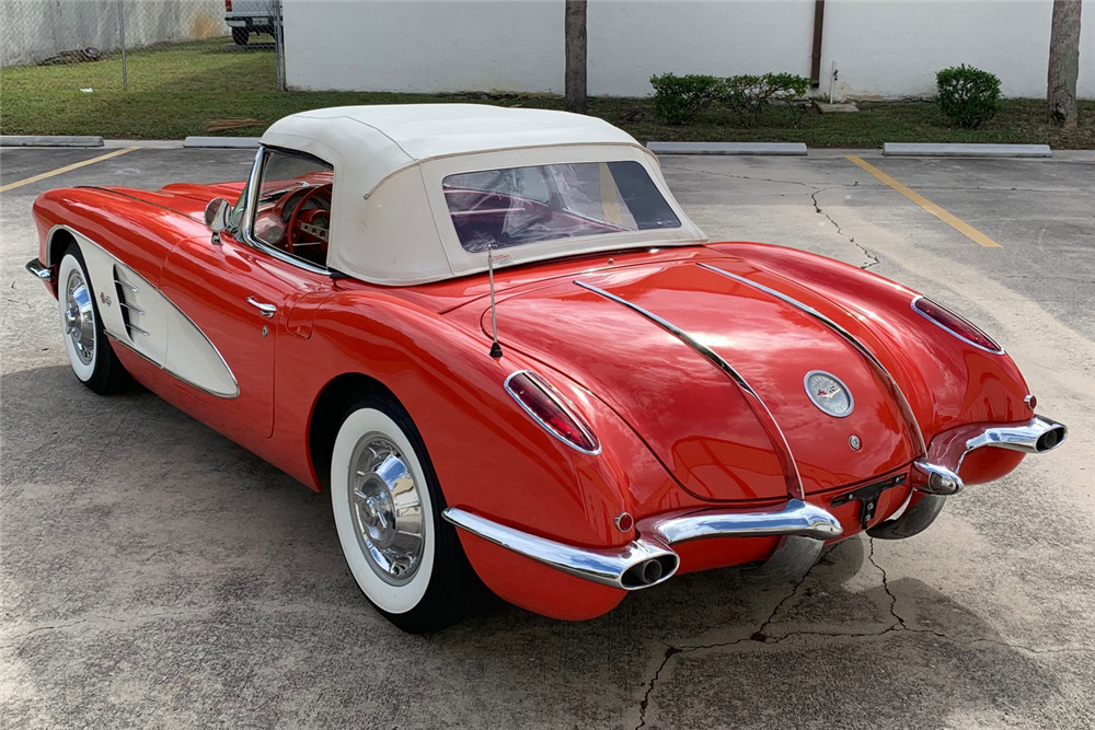 Rear 1958 Corvette