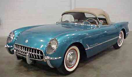 1954 Corvette Blue
