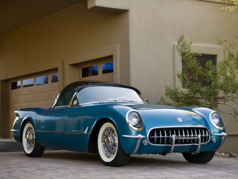 1954 C1 Corvette Blue