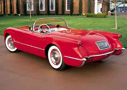 1954 Corvette Red