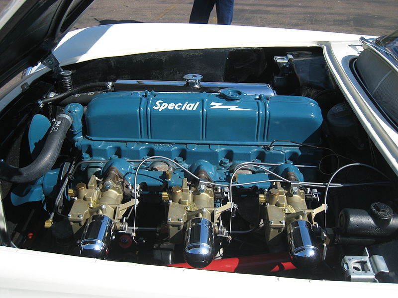 The "Blue Flame" 6 Cylinder Engine.