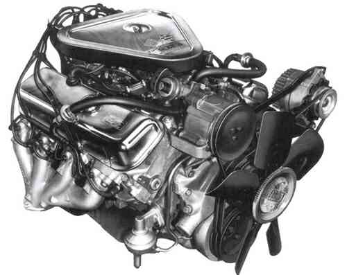1970 454 Cubic-Inch Big Block Engine