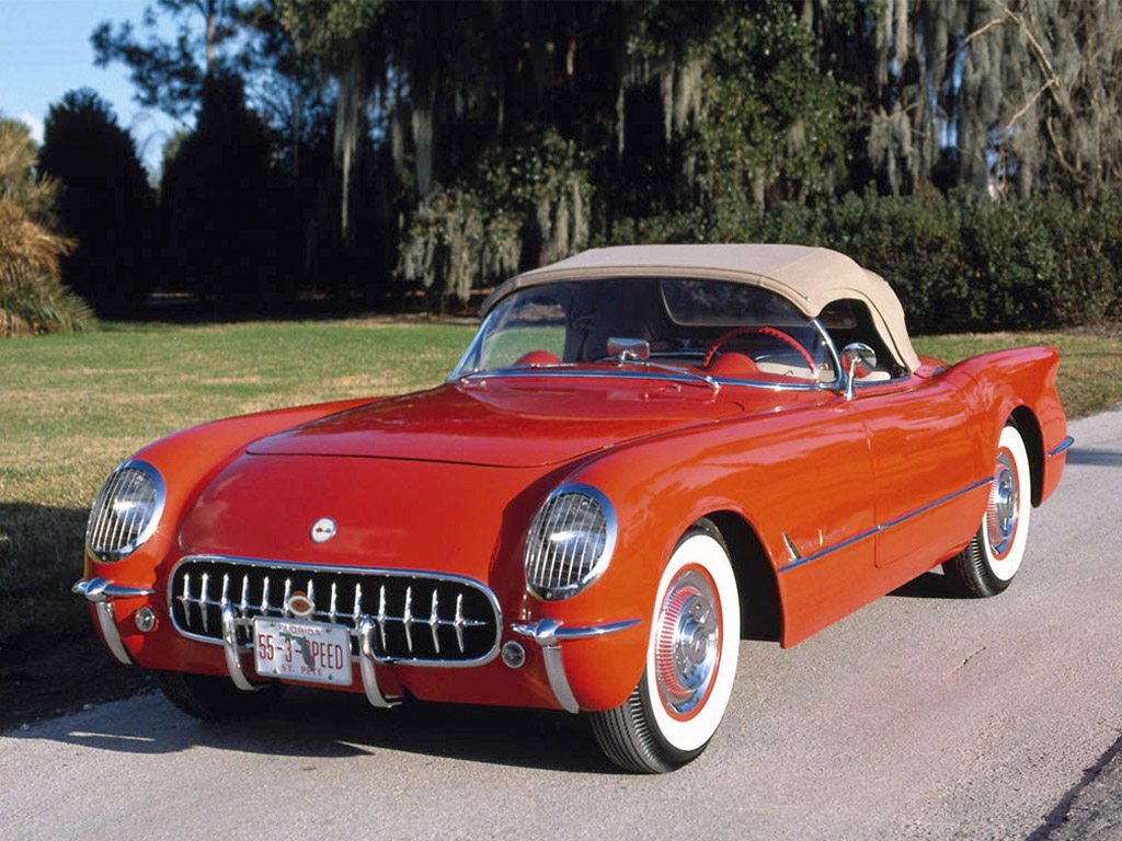1953 Red Corvette
