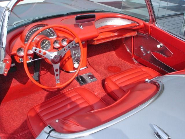 Interior of 1959 Corvette
