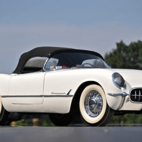 1953 C1 Corvette White