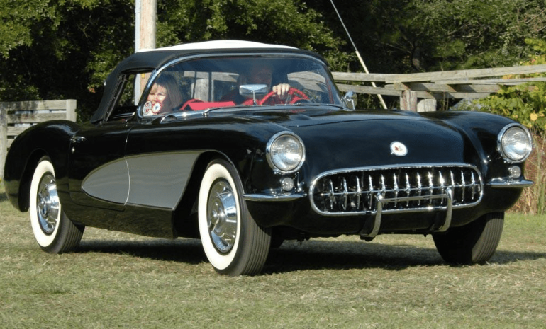 1956 C1 Corvette Black
