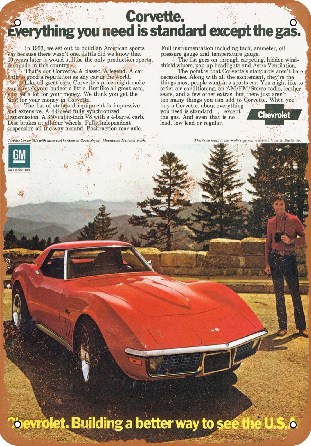 Denoting 1972 C3 Chevrolet Corvette: Specifications, VIN, & Options