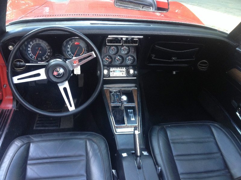 1972 Corvette interior
