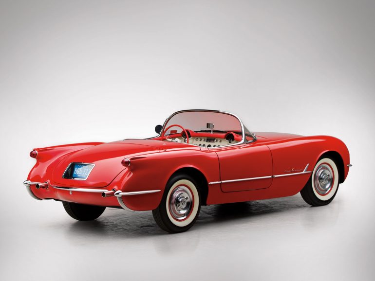 1955 C1 Corvette Back