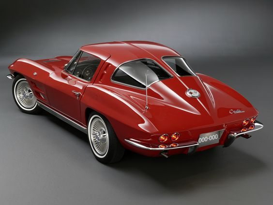 1956 chevy corvette split window