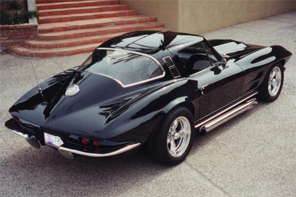 The 1964 Corvette's rear window