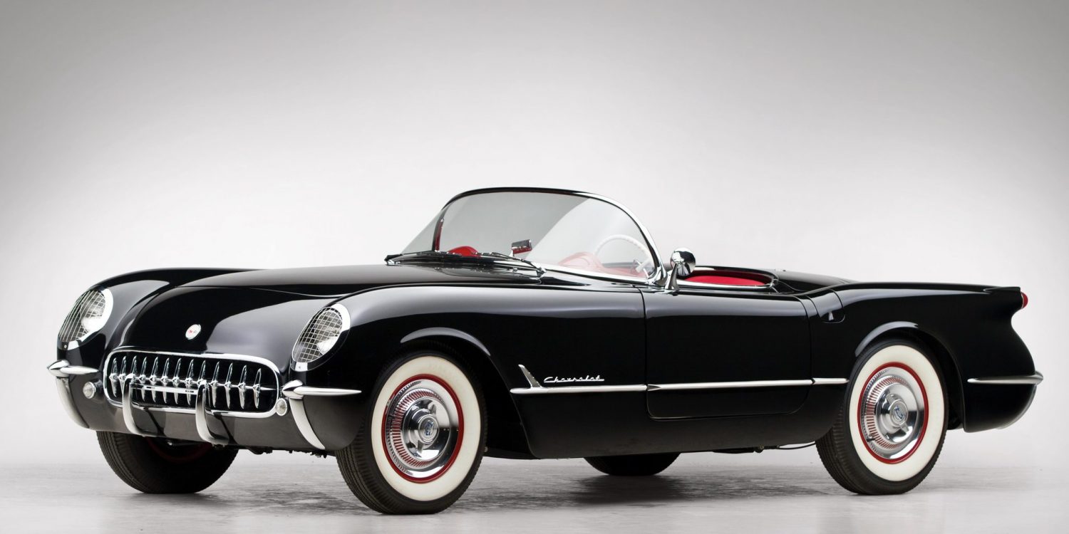 1954 C1 Corvette Black