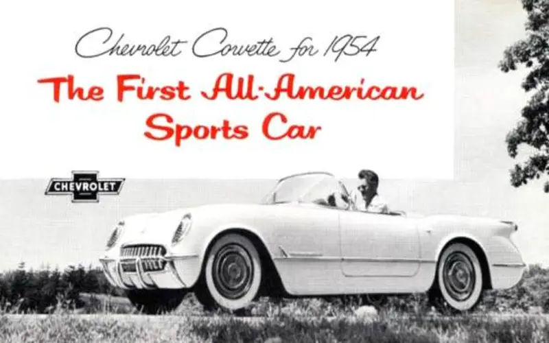 1954 Corvette Advertisement