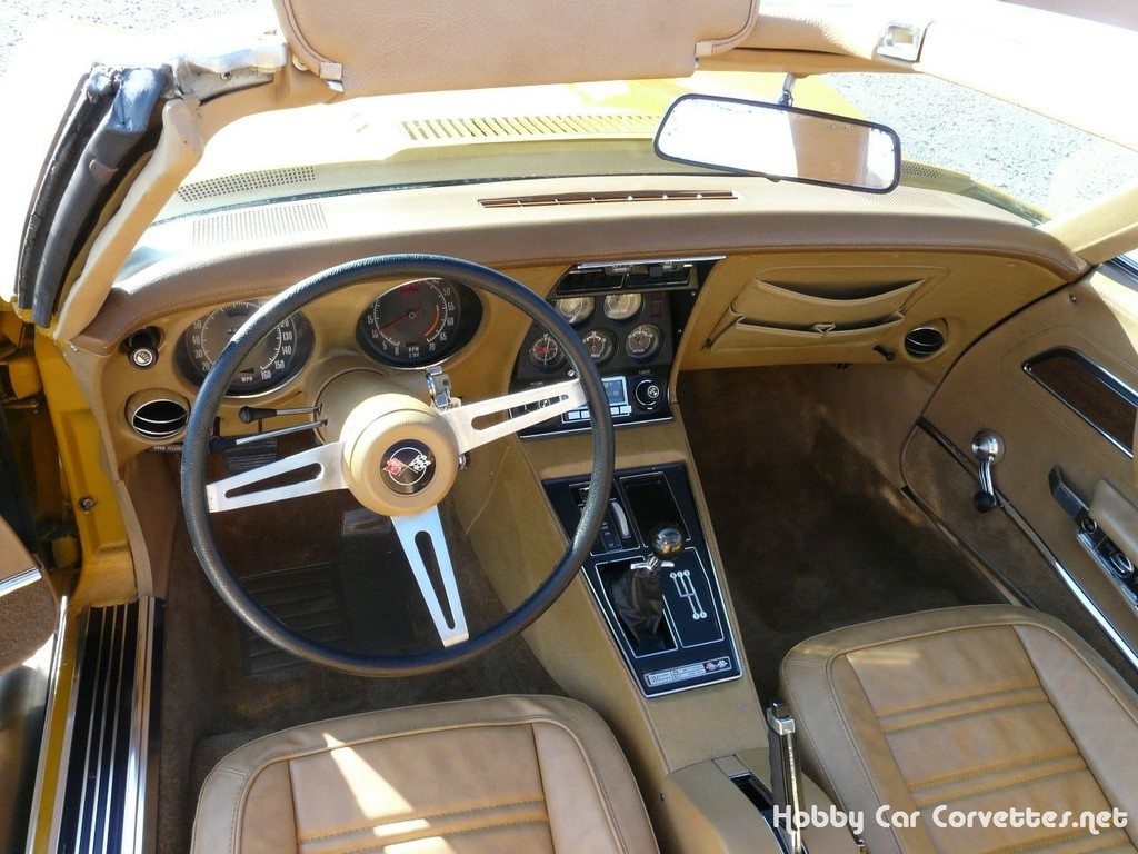 1973 Corvette interior