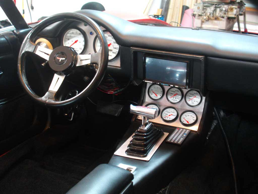 1981 Corvette interior.