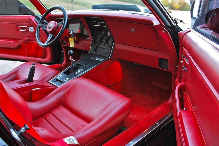 1981 Corvette interior