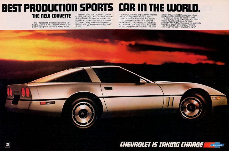 1984 Corvette Ad