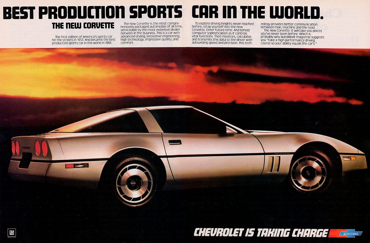 1984 Corvette Ad