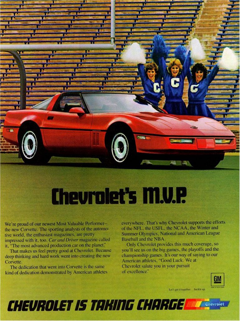 1984 Corvette Ad