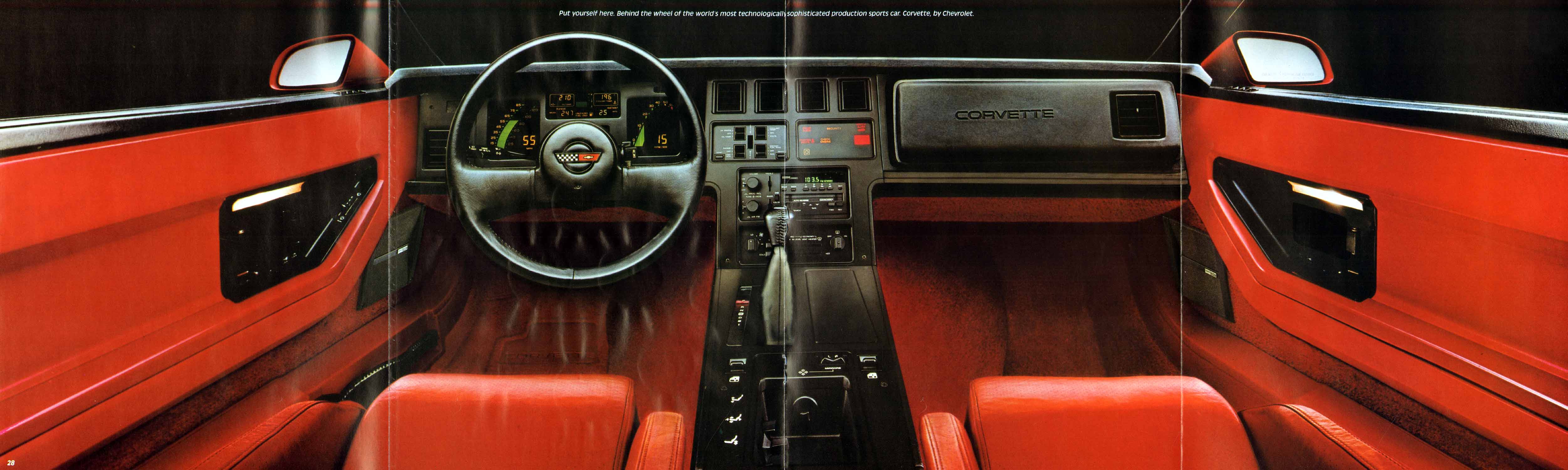 1985 Corvette Interior