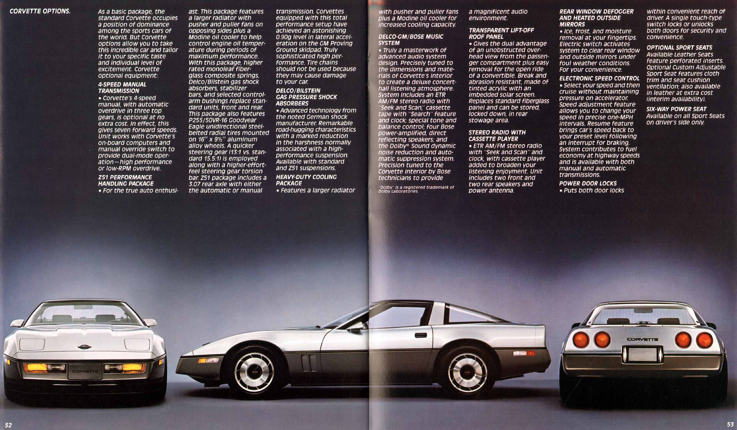 1985 Corvette Ad