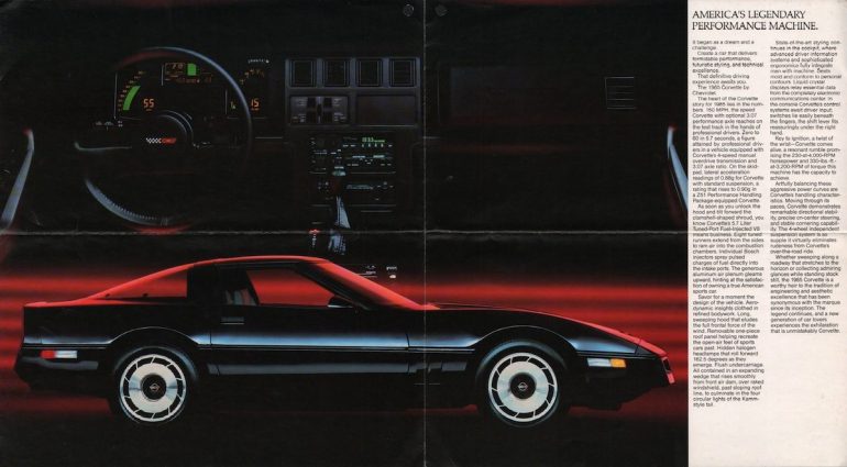 1985 Corvette Ad