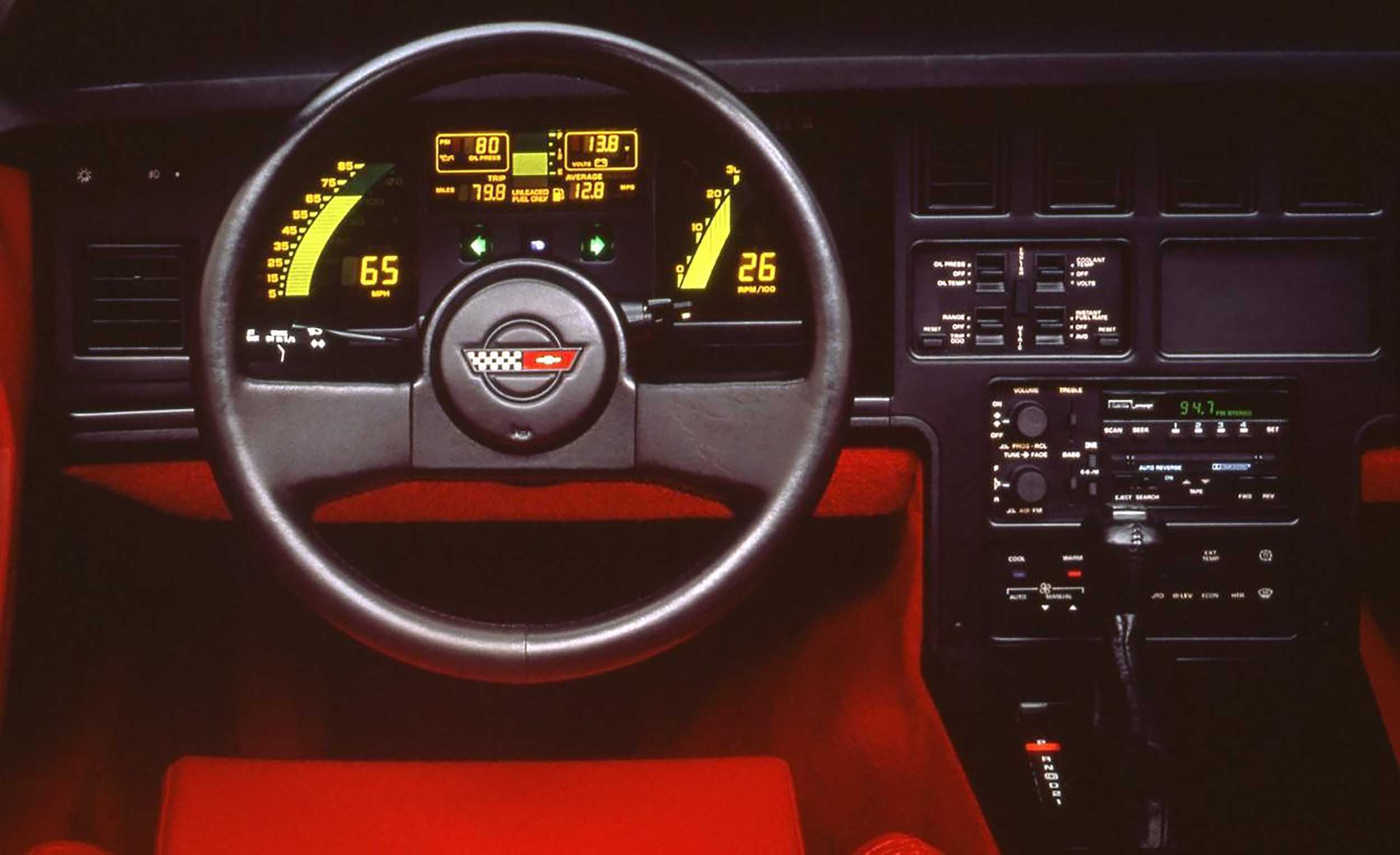 1986 Corvette Interior