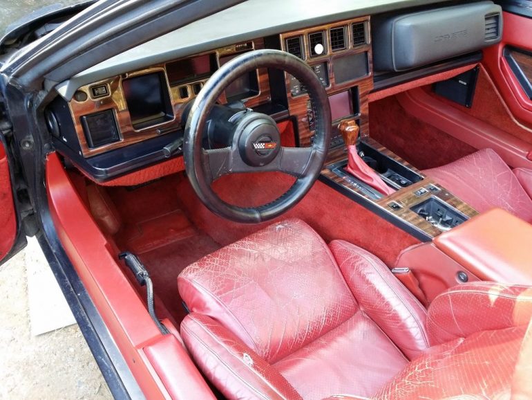 1987 Corvette Interior