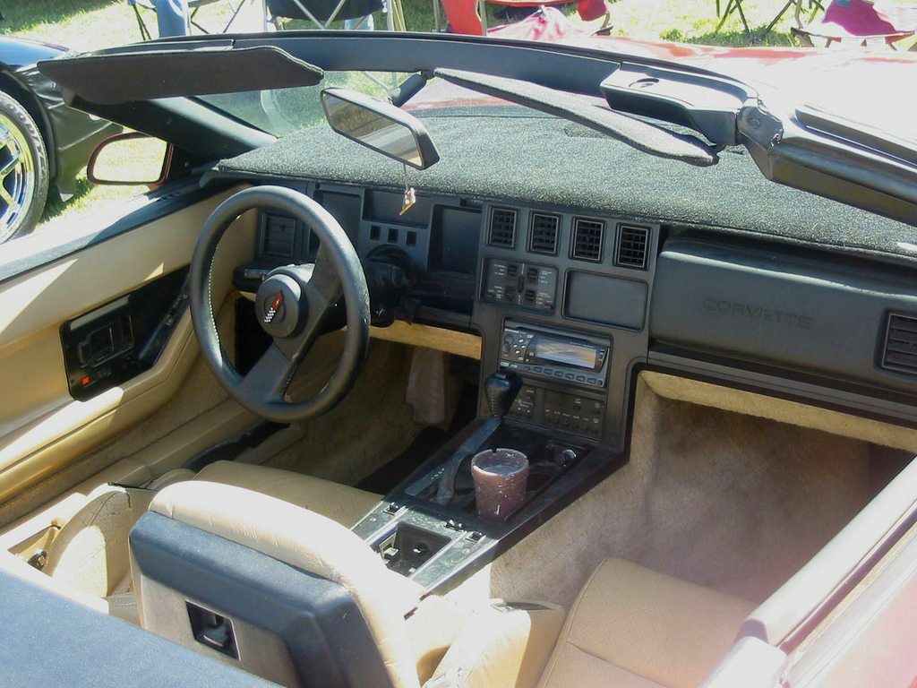 1986 Corvette Interior